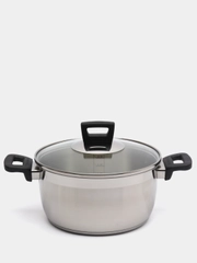 Кастрюля с крышкой Polaris Rialto-20C Серый