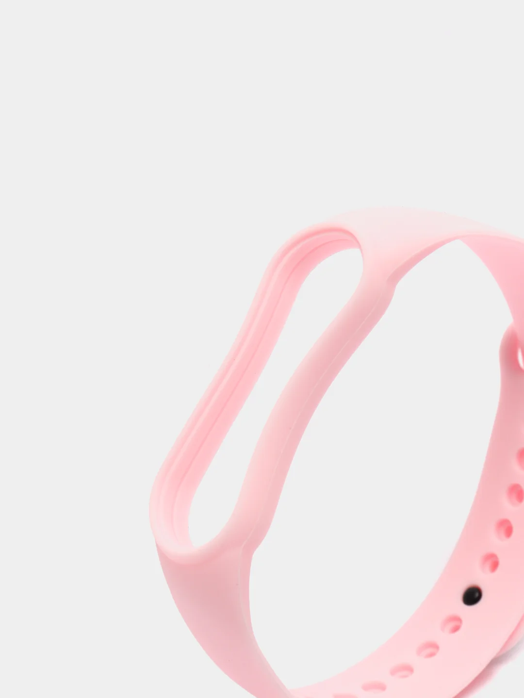 Розовый ремешок силиконовый Krutoff  для Xiaomi Mi Band 5/6 (Сяоми Ми Бэнд 5/6)