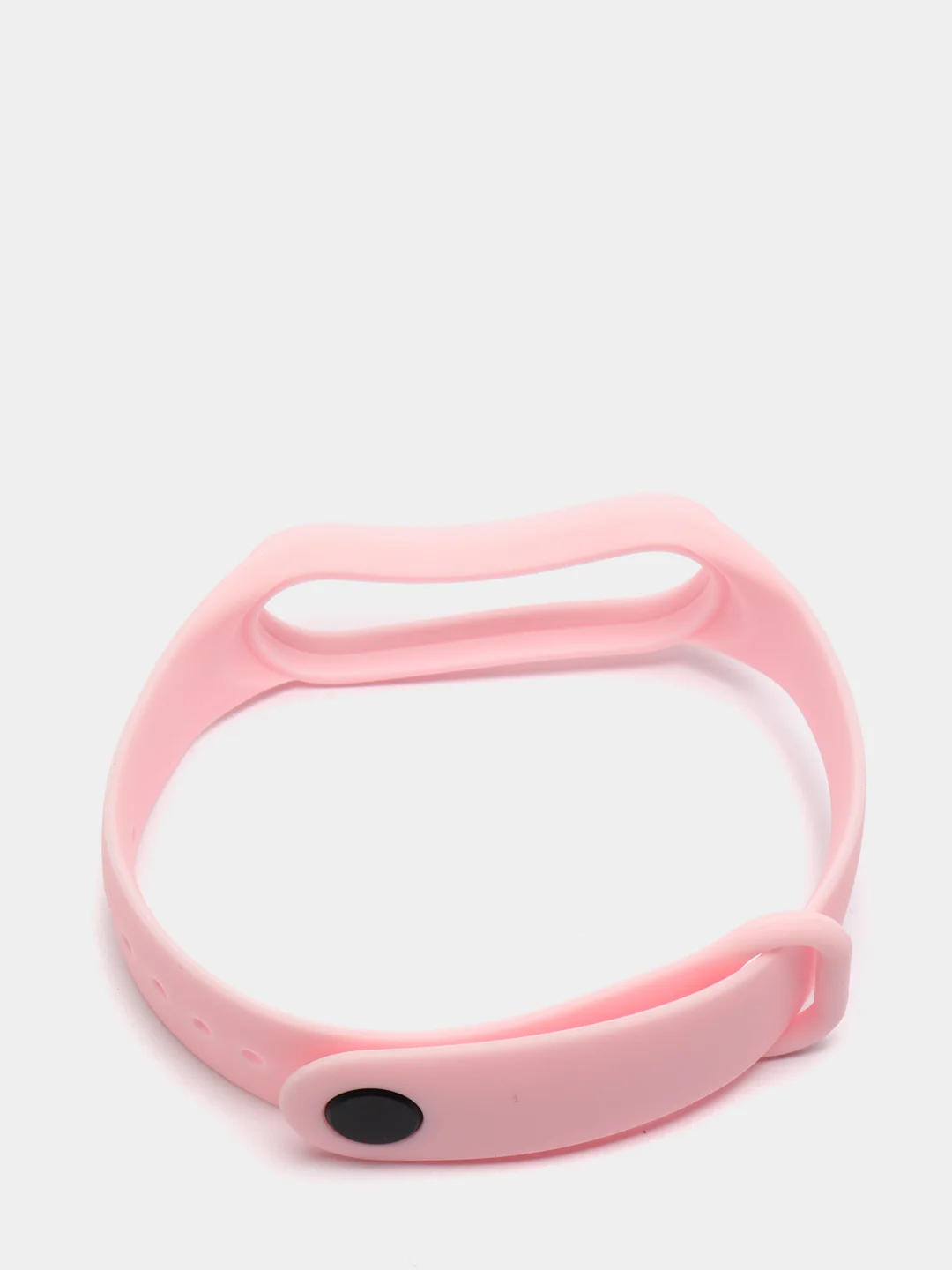 Розовый ремешок силиконовый Krutoff  для Xiaomi Mi Band 5/6 (Сяоми Ми Бэнд 5/6)