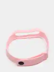 Розовый ремешок силиконовый Krutoff  для Xiaomi Mi Band 5/6 (Сяоми Ми Бэнд 5/6)