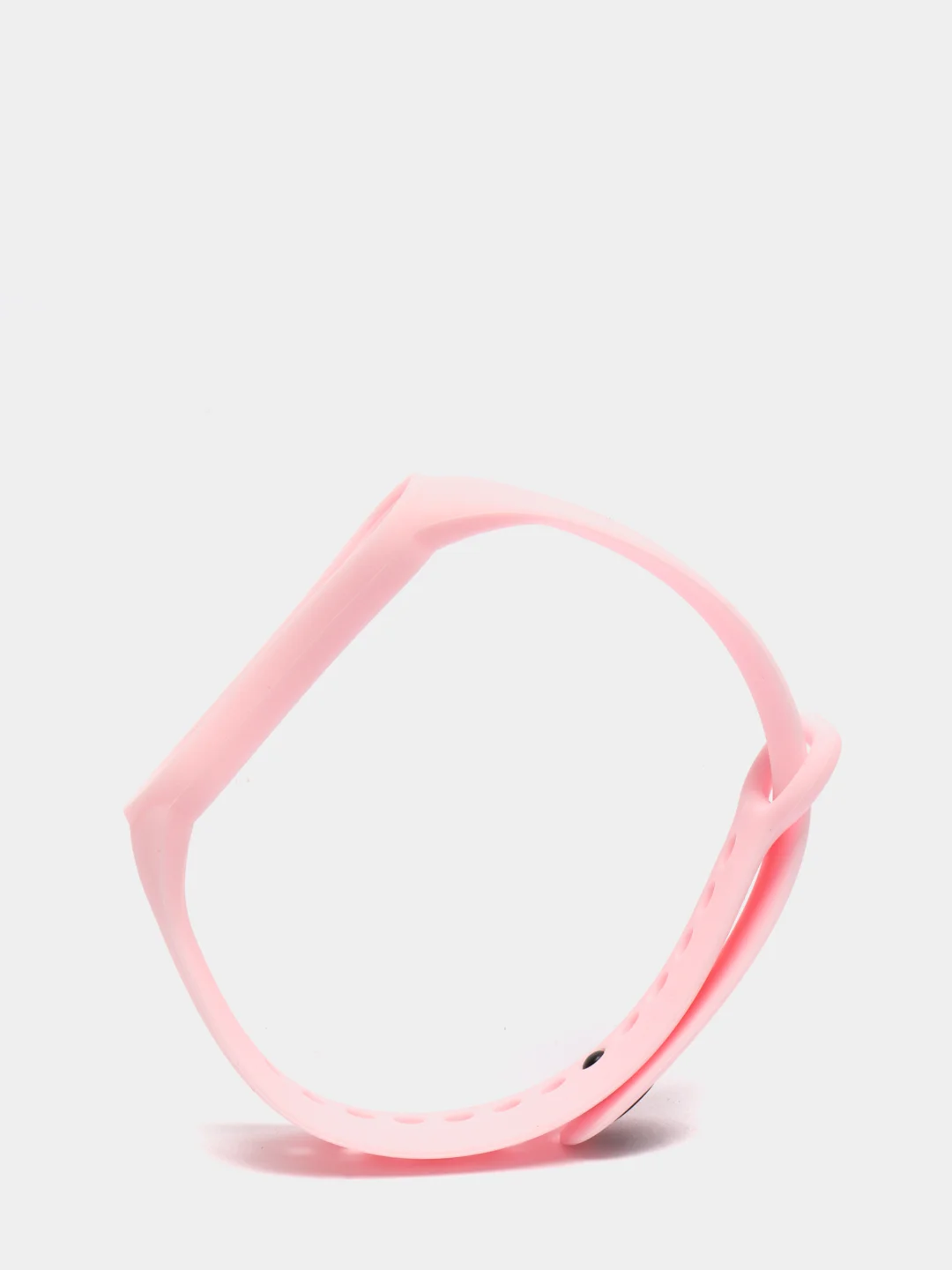 Розовый ремешок силиконовый Krutoff  для Xiaomi Mi Band 5/6 (Сяоми Ми Бэнд 5/6)