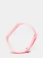 Розовый ремешок силиконовый Krutoff  для Xiaomi Mi Band 5/6 (Сяоми Ми Бэнд 5/6)