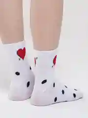 Прозрачный носки женские дезодорирующие "СЕРДЦЕ"