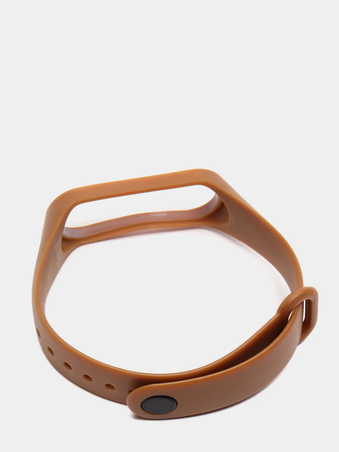 Коричневый силиконовый ремешок для Xiaomi Mi Band 3 / 4