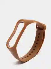 Коричневый силиконовый ремешок для Xiaomi Mi Band 3 / 4