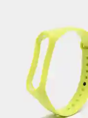 Салатовый силиконовый ремешок для Xiaomi Mi Band 3 / 4