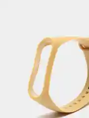 Светло-коричневый силиконовый ремешок для Xiaomi Mi Band 3 / 4