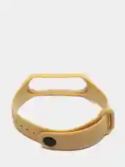 Светло-коричневый силиконовый ремешок для Xiaomi Mi Band 3 / 4