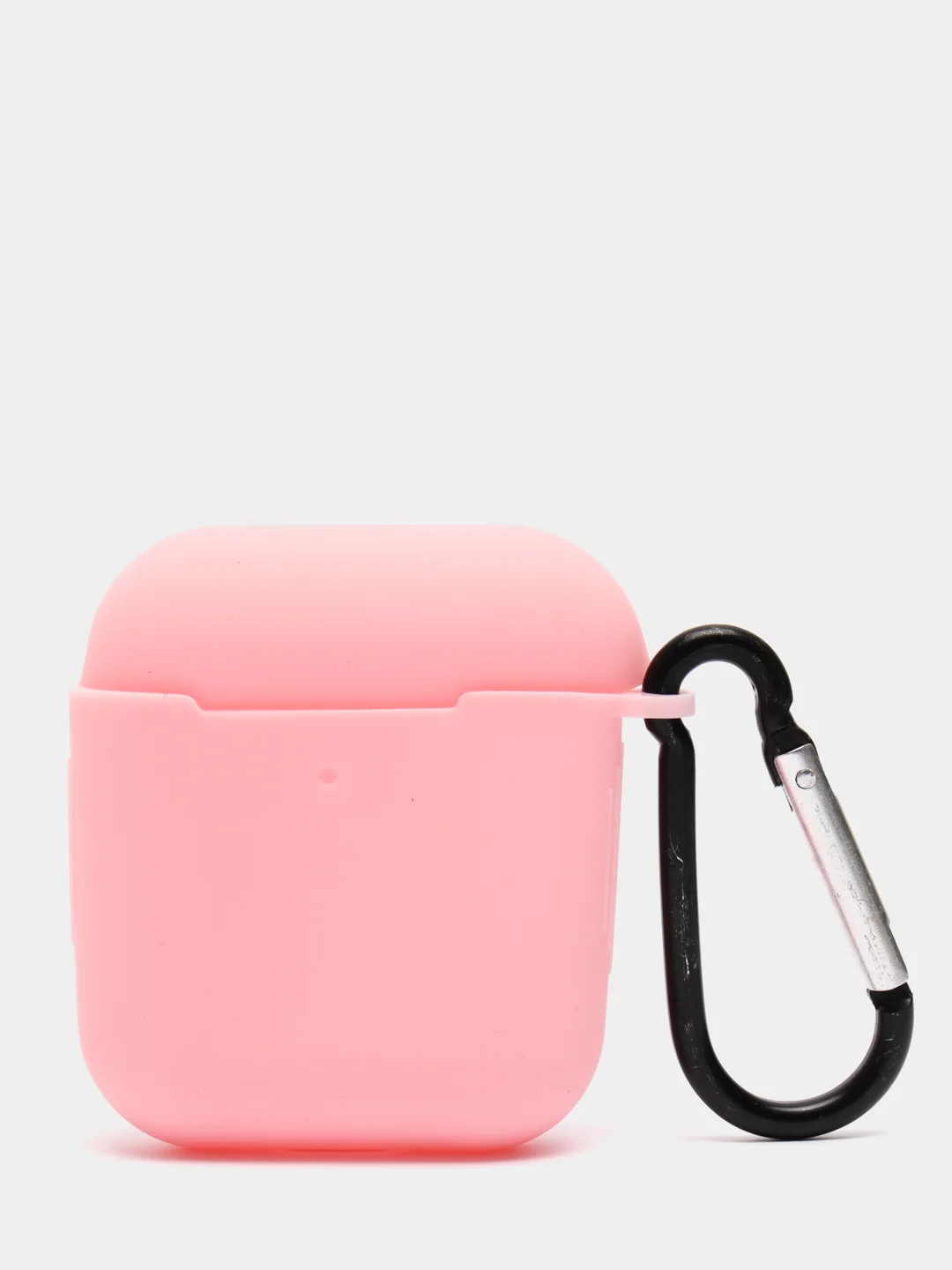 Конфетный силиконовый чехол с карабином для наушников AirPods 1, 2
