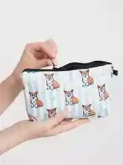 Ледяной женская косметичка с милыми собачками корги