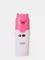 Розовый футляр для щетки и пасты