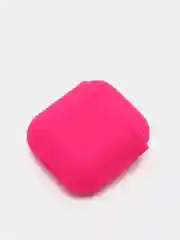 Розовый силиконовый чехол для б/п наушников AirPods