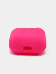 Розовый силиконовый чехол для б/п наушников AirPods