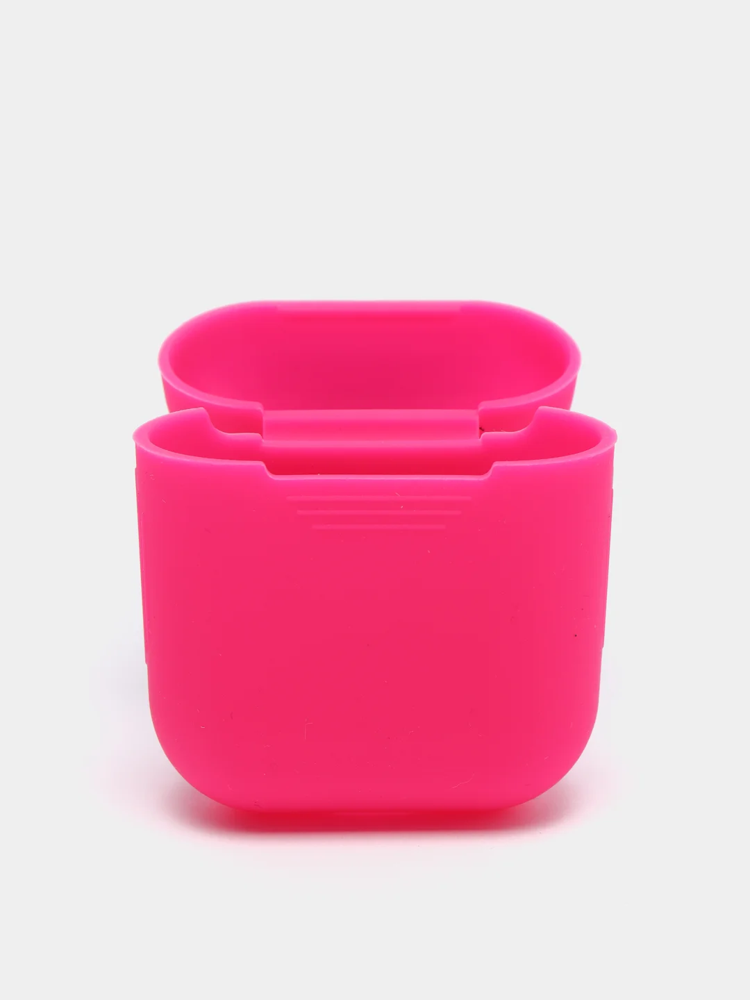 Розовый силиконовый чехол для б/п наушников AirPods