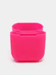 Розовый силиконовый чехол для б/п наушников AirPods