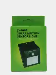 Черный светодиодный уличный светильник Solar Motion Sensor Ligh, на солнечной батарее, фасадный