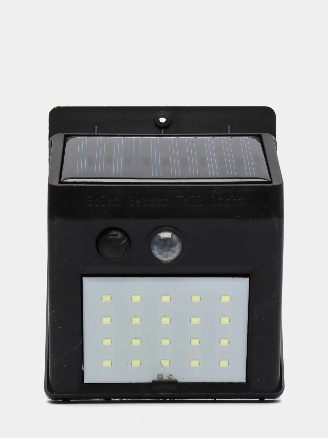 Черный светодиодный уличный светильник Solar Motion Sensor Ligh, на солнечной батарее, фасадный