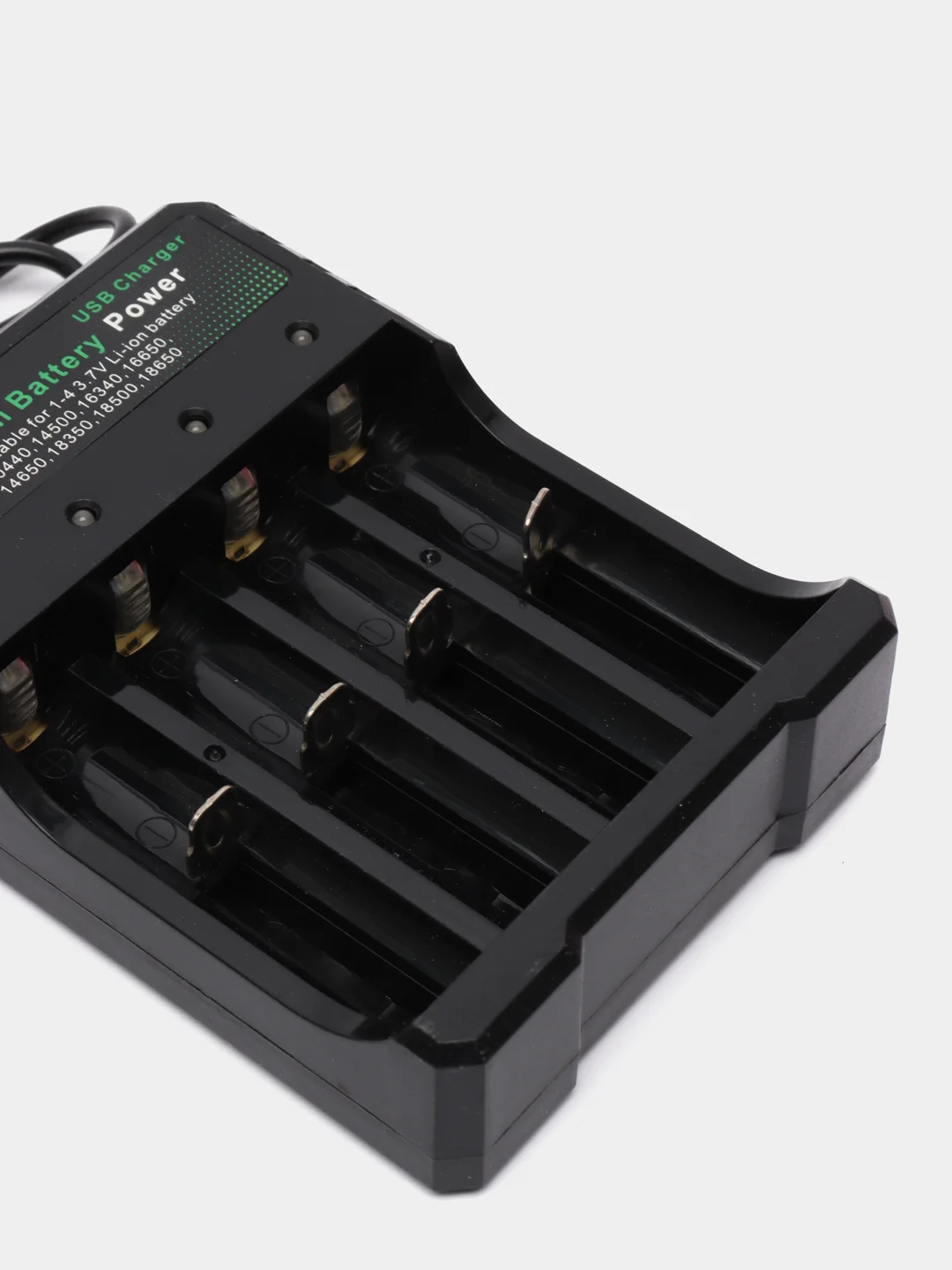Зарядное устройство для 4-х аккумуляторов 18650 от USB