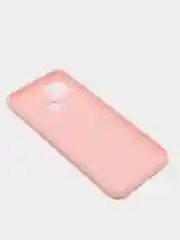 Розовый чехол-накладка для Realme C25 из силикона, с матовым покрытием и бортиком