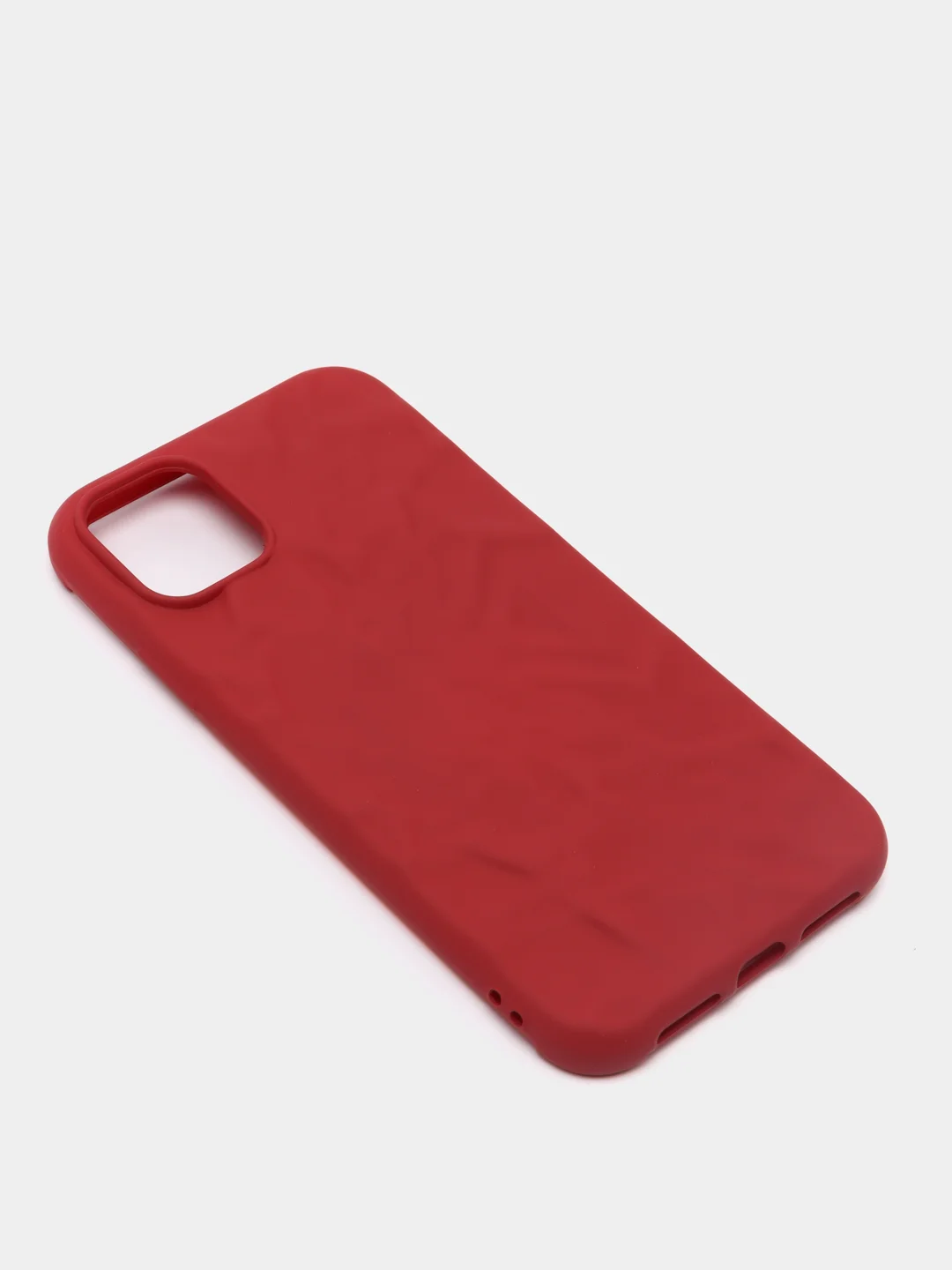 Бордовый чехол iPhone 11 TPU, без логотипа, закрытый низ