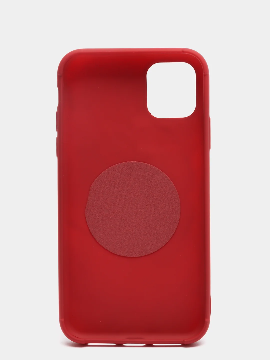 Бордовый чехол iPhone 11 TPU, без логотипа, закрытый низ