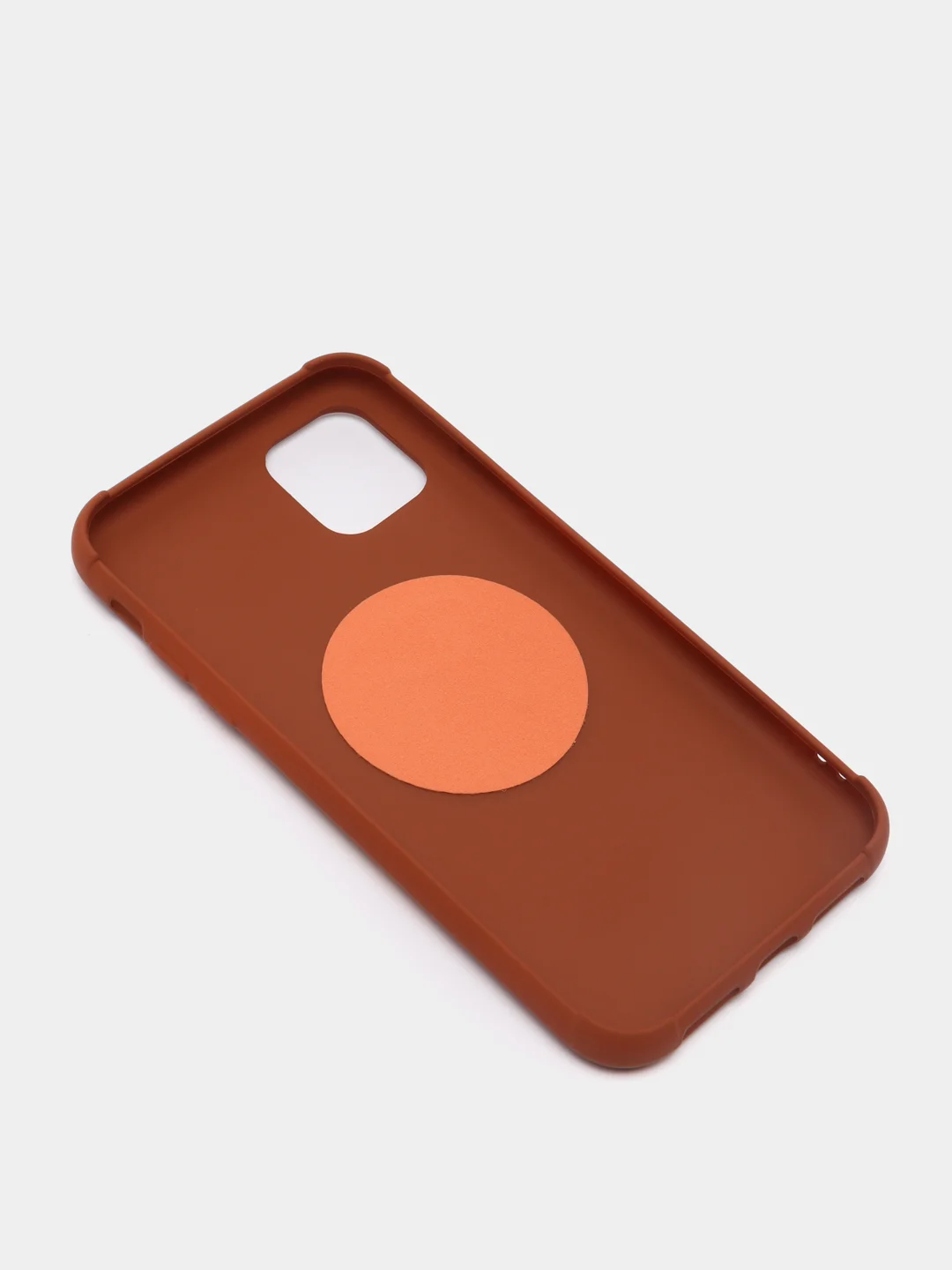 Коричневый чехол iPhone 11 TPU, без логотипа, закрытый низ