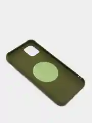 Зеленый чехол iPhone 11 TPU, без логотипа, закрытый низ