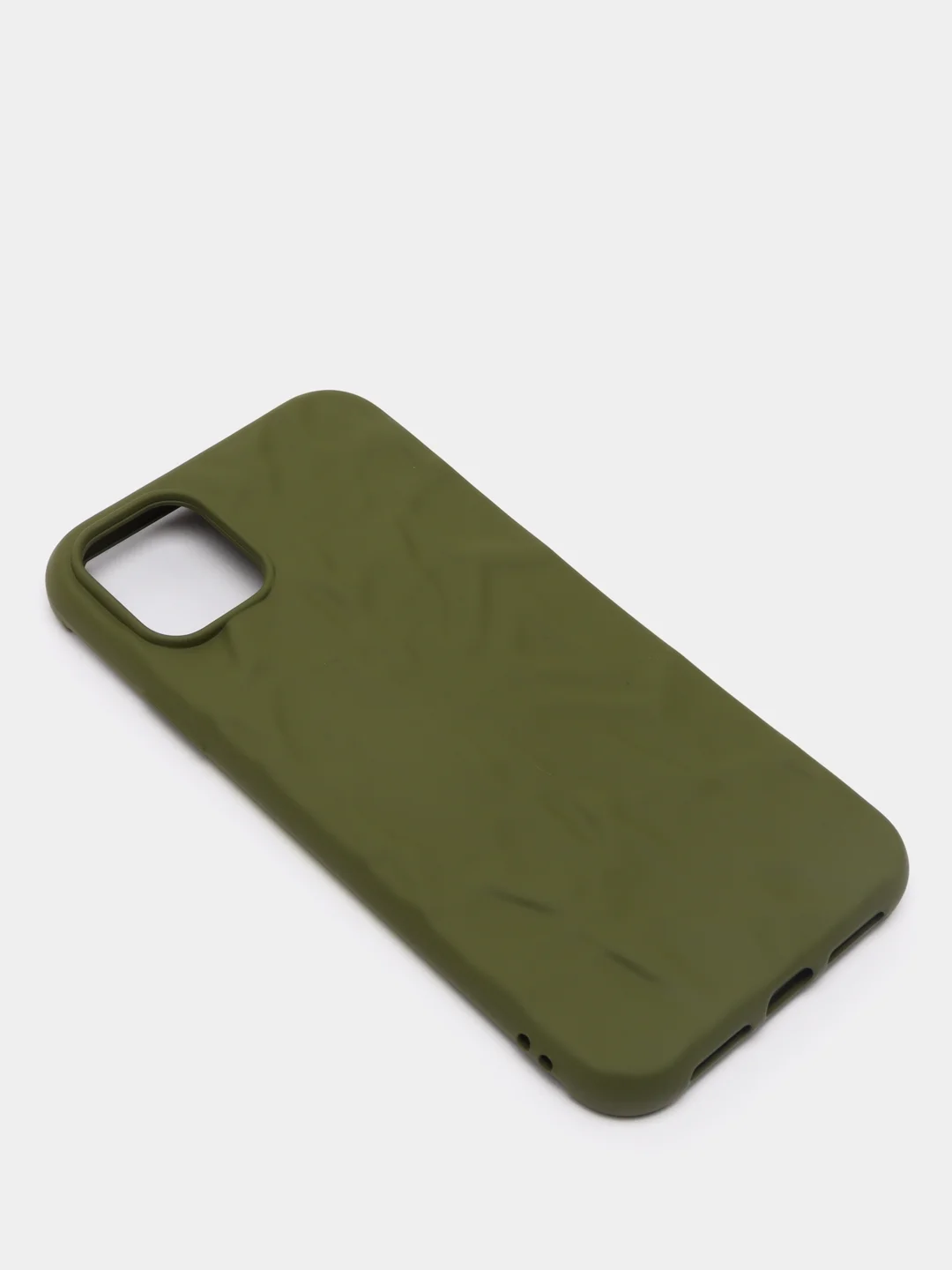 Зеленый чехол iPhone 11 TPU, без логотипа, закрытый низ