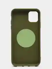 Зеленый чехол iPhone 11 TPU, без логотипа, закрытый низ