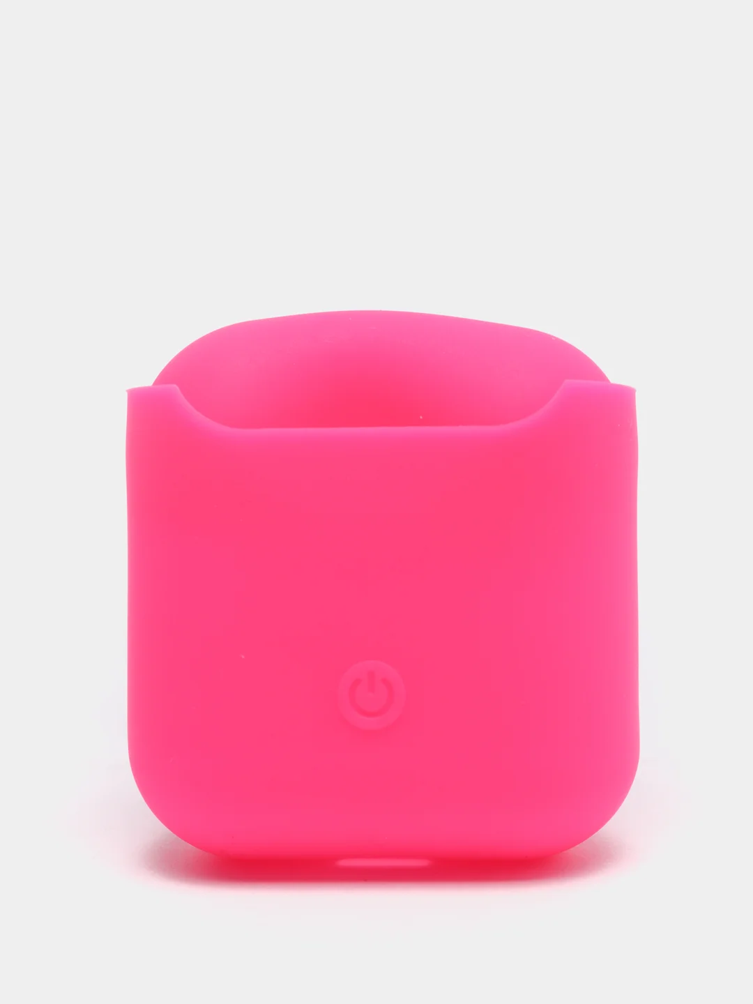 Розовый силиконовый чехол для Airpods silicon case