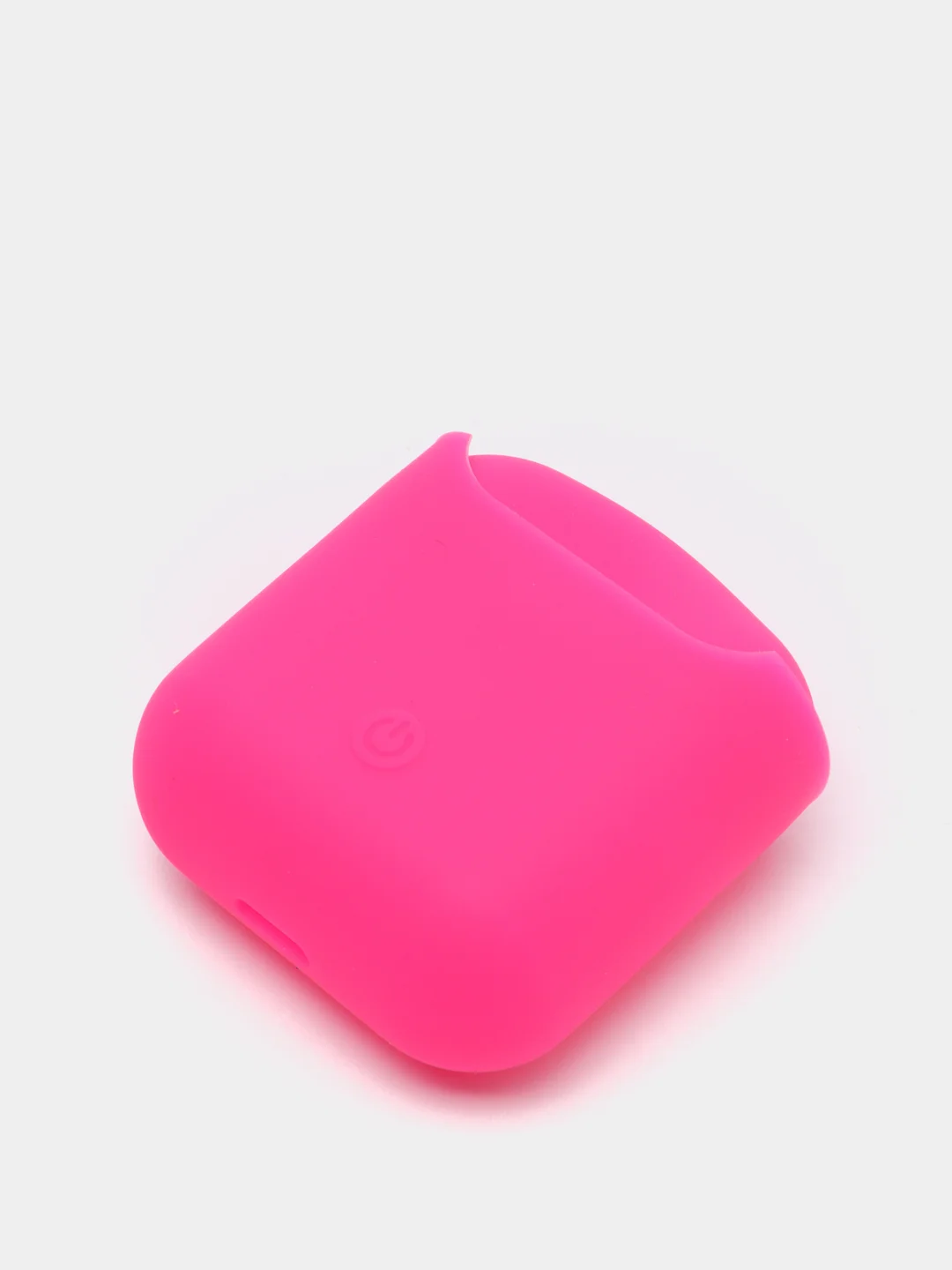 Розовый силиконовый чехол для Airpods silicon case