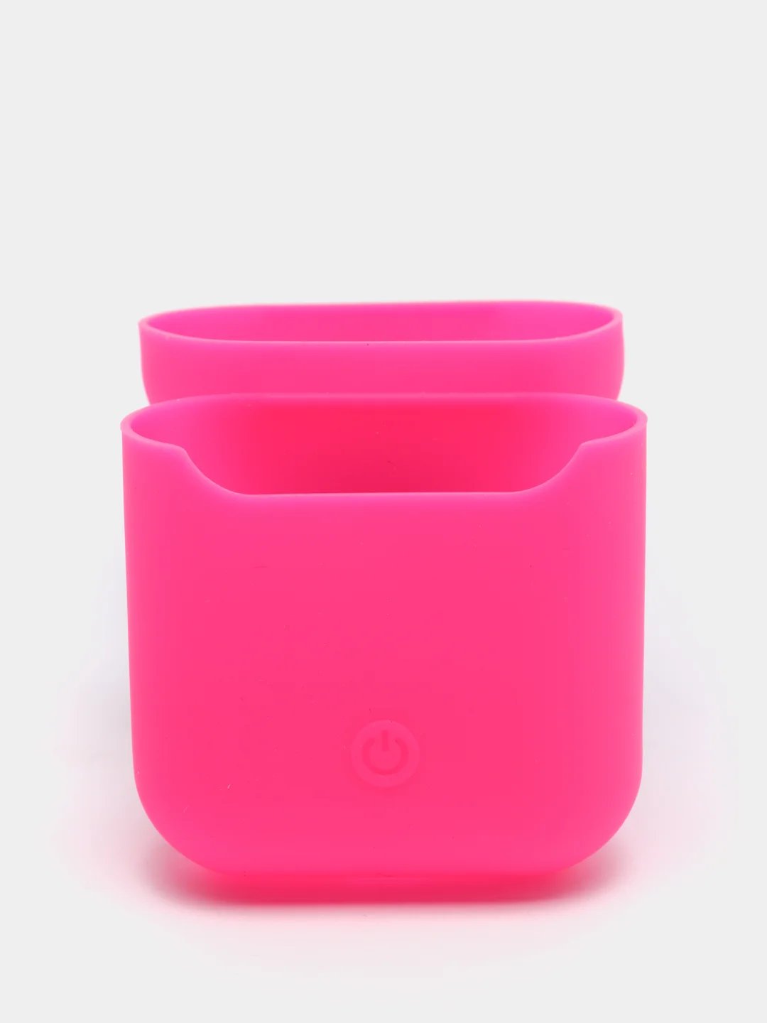 Розовый силиконовый чехол для Airpods silicon case