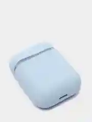 Небесно-голубой чехол для Apple AirPods Soft Touch силиконовый