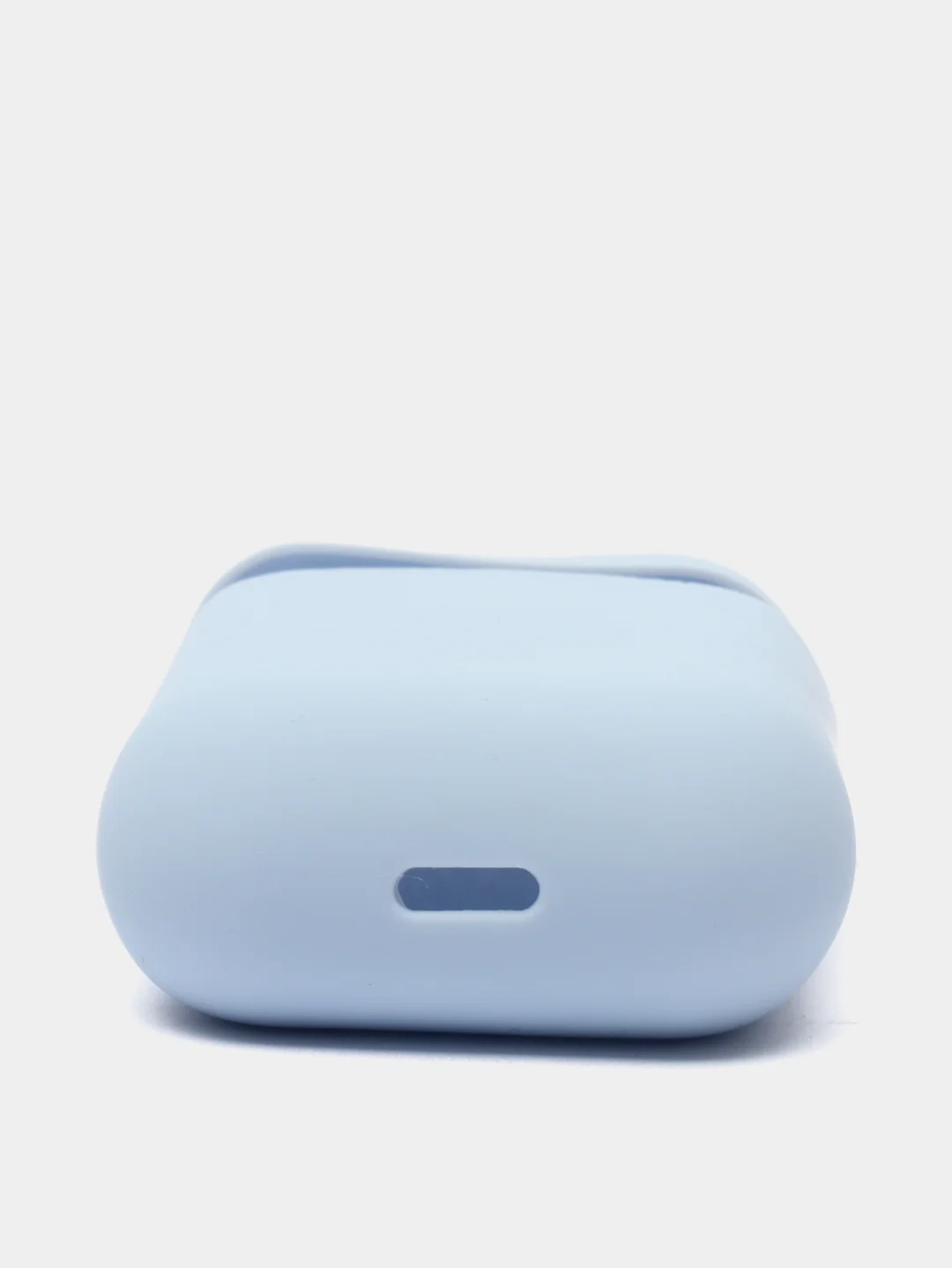 Небесно-голубой чехол для Apple AirPods Soft Touch силиконовый