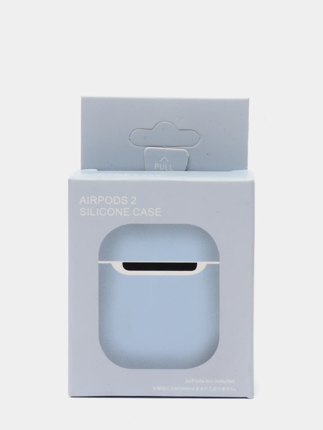 Небесно-голубой чехол для Apple AirPods Soft Touch силиконовый