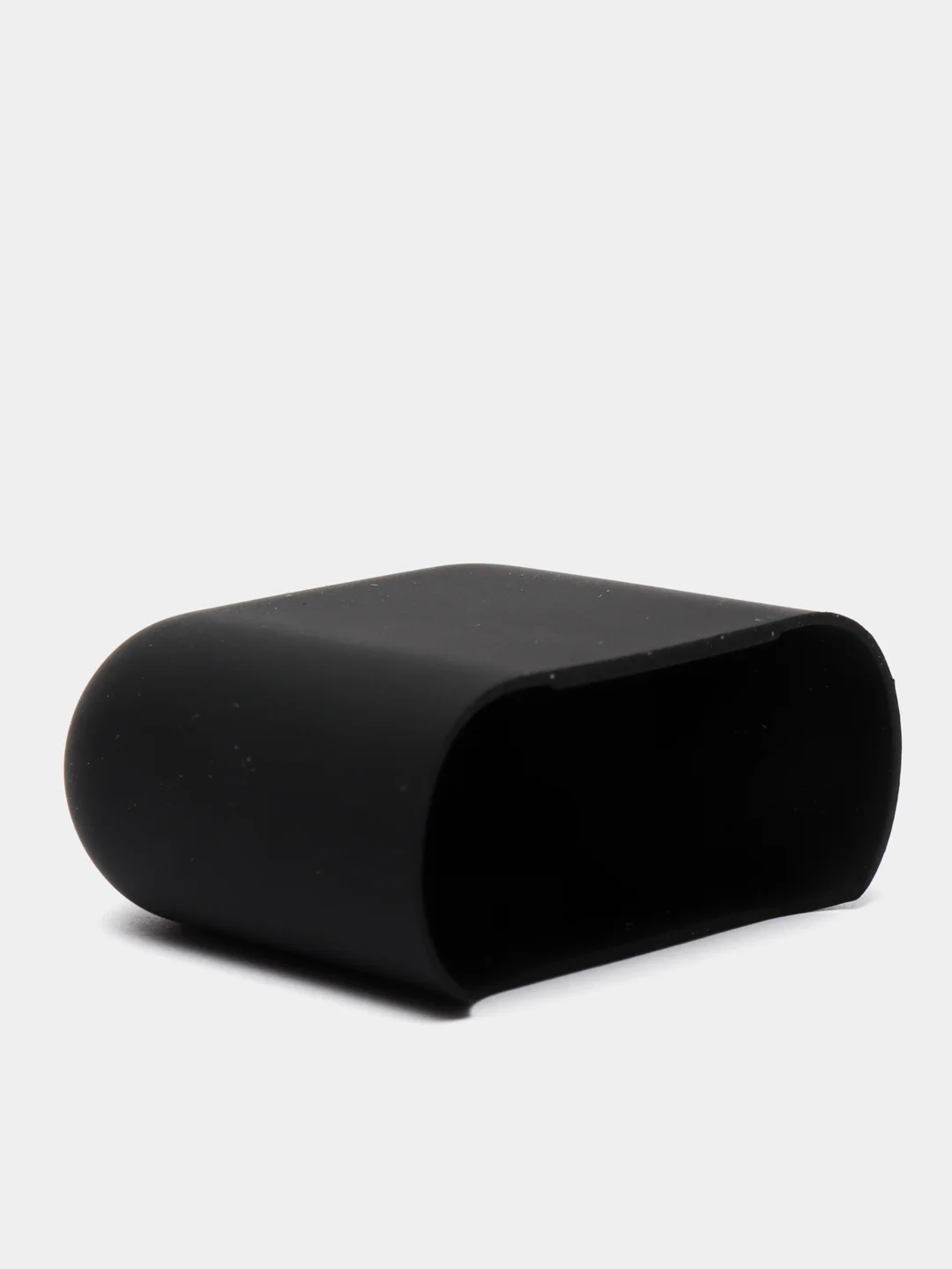 Черный чехол для Apple AirPods Soft Touch силиконовый