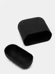 Черный чехол для Apple AirPods Soft Touch силиконовый