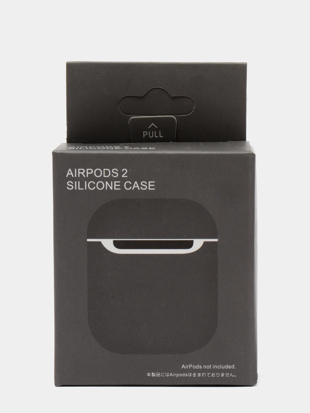 Черный чехол для Apple AirPods Soft Touch силиконовый