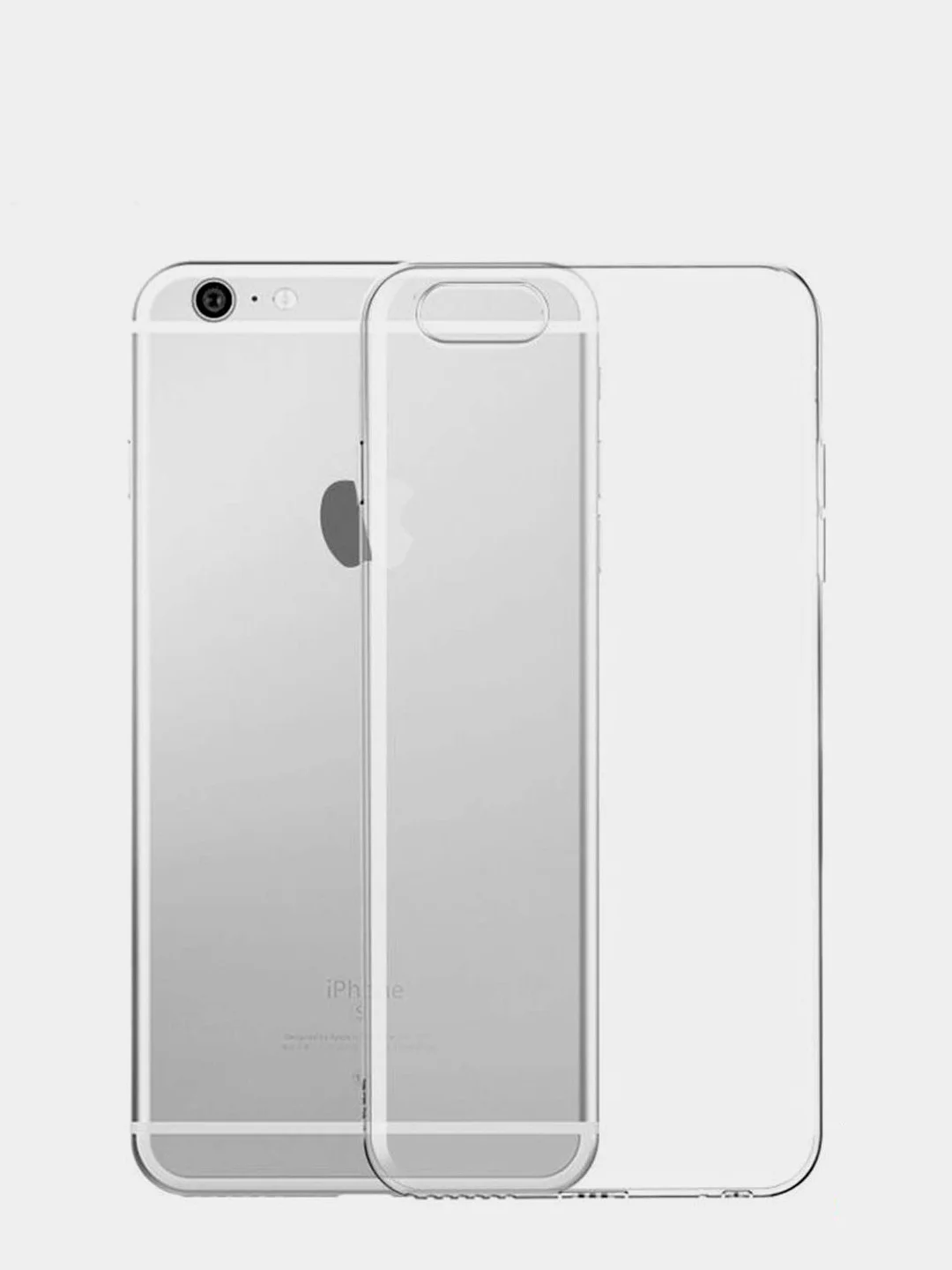 Чехол Apple iPhone 6 / 6s прозрачный силиконовый