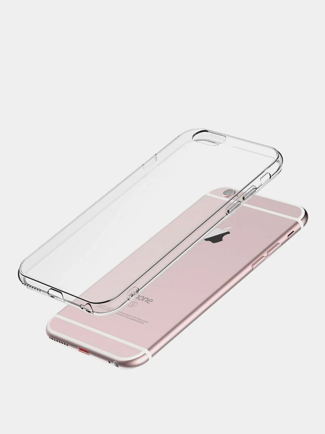 Чехол Apple iPhone 6 / 6s прозрачный силиконовый