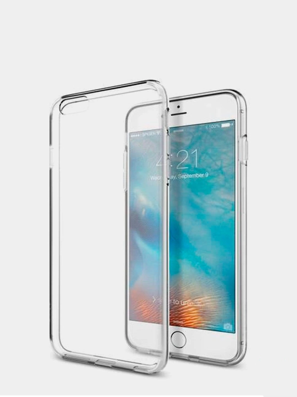 Чехол Apple iPhone 6 / 6s прозрачный силиконовый