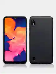 Чехол Samsung Galaxy A10, Самсунг Галакси А10 черный силиконовый