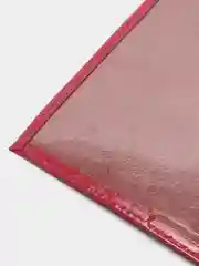 Розовый обложка на паспорт с картхолдером из натуральной кожи