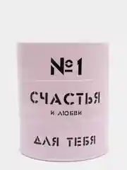 Конфетный банка-бочка для цветов