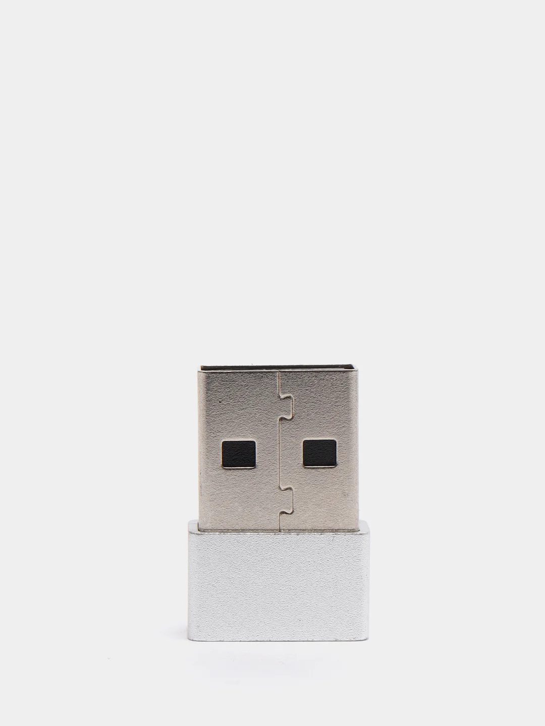 Серебряный переходник USB-Type-C, USB 2.0
