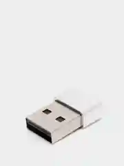 Серебряный переходник USB-Type-C, USB 2.0