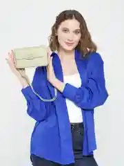 Мятный женская сумка на плечо