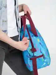 Голубой спортивная сумка для фитнеса