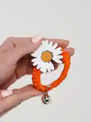 Мятный резинки для волос, с ромашкой, цветные