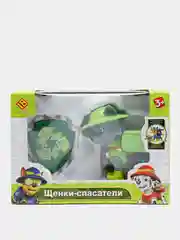Зеленый фигурки щенков-спасателей в отдельных коробках, 9 см, 6 штук